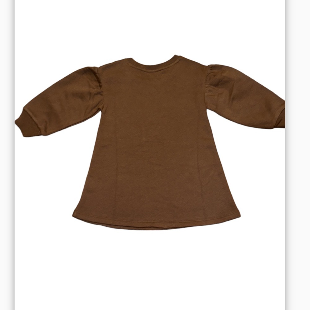 BABY GAP - Girls Disney Velour Minnie Mouse Face with Sparkly Gold Bow Dress - Picture 5 of 12